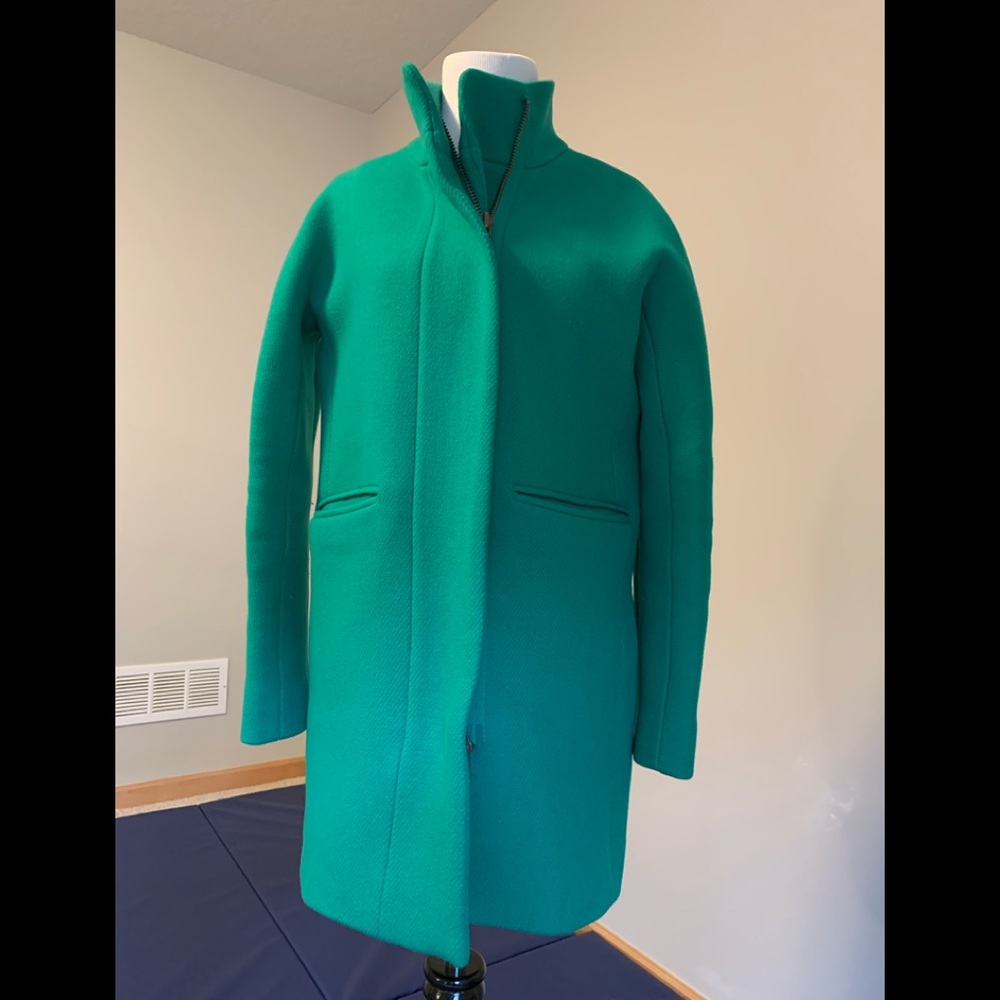 J.Crew Cocoon stadium Italian wool coat -size 0